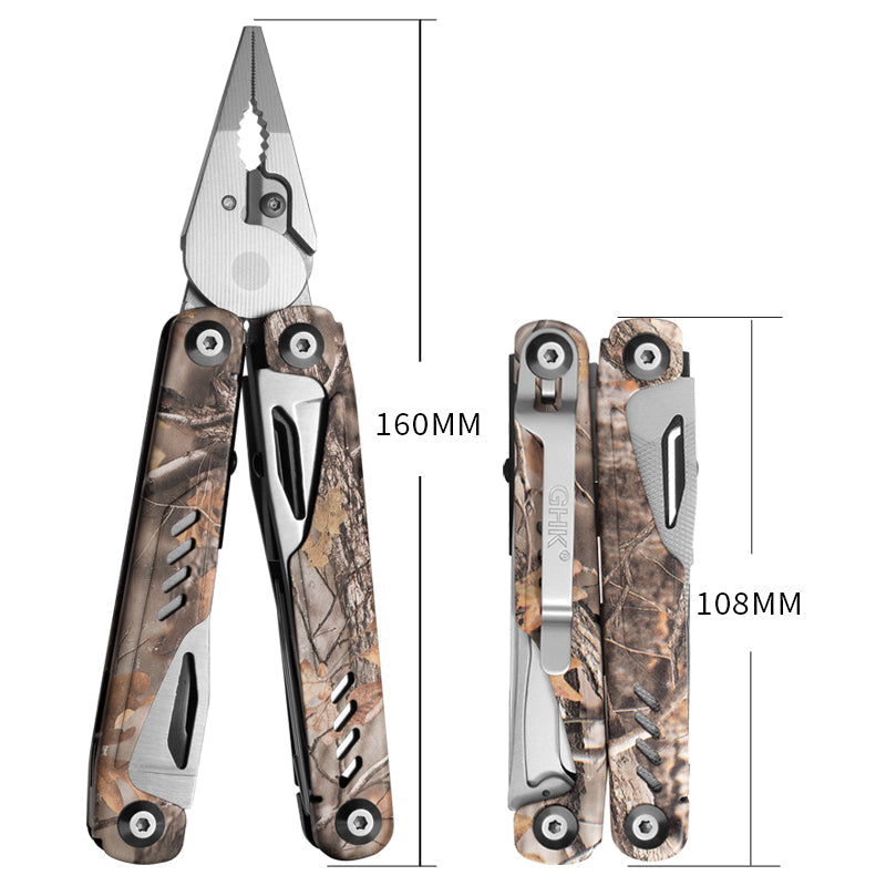 New Design Outdoor Multitool Multifunction Pliers Camping Survival 17 in 1 Folding