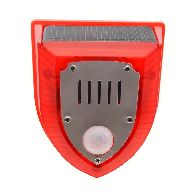 Solar-Powered Security Alarm Light with 129dB Gunshot and Dog Barking Sounds