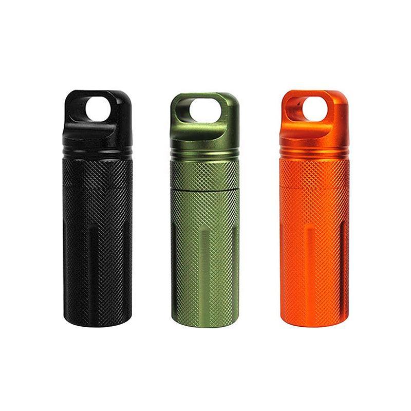 Waterproof Capsule Storage Bottle EDC Survival Kit Container Tool Outdoor 1PC