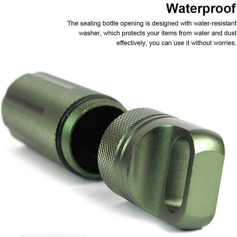 Waterproof Capsule Storage Bottle EDC Survival Kit Container Tool Outdoor 1PC