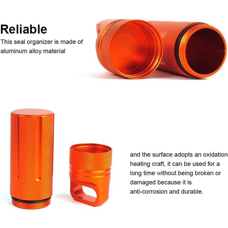 Waterproof Capsule Storage Bottle EDC Survival Kit Container Tool Outdoor 1PC