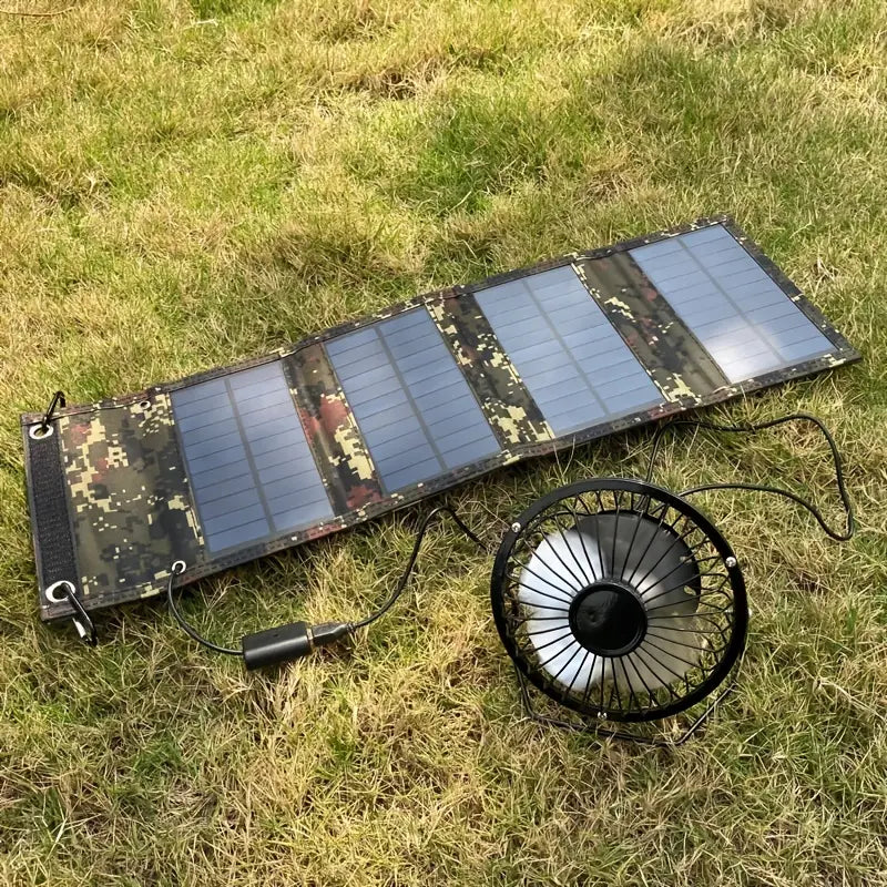 20W Portable Solar Panel Charger - Green