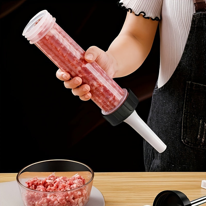 Manual Sausage Maker Kit Handheld Salami Filler