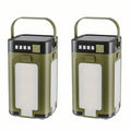 2-Pack Camping LED Lights – Solar Foldable Tent Lamp with 6 Modes