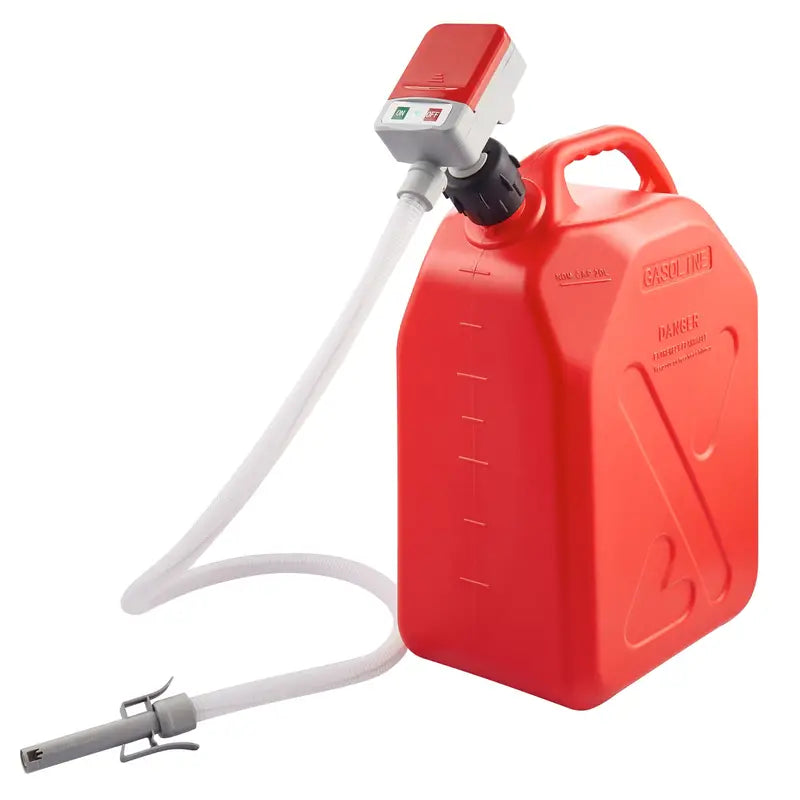 Portable Battery-Powered Fuel Pump Nozzle Series - Red
