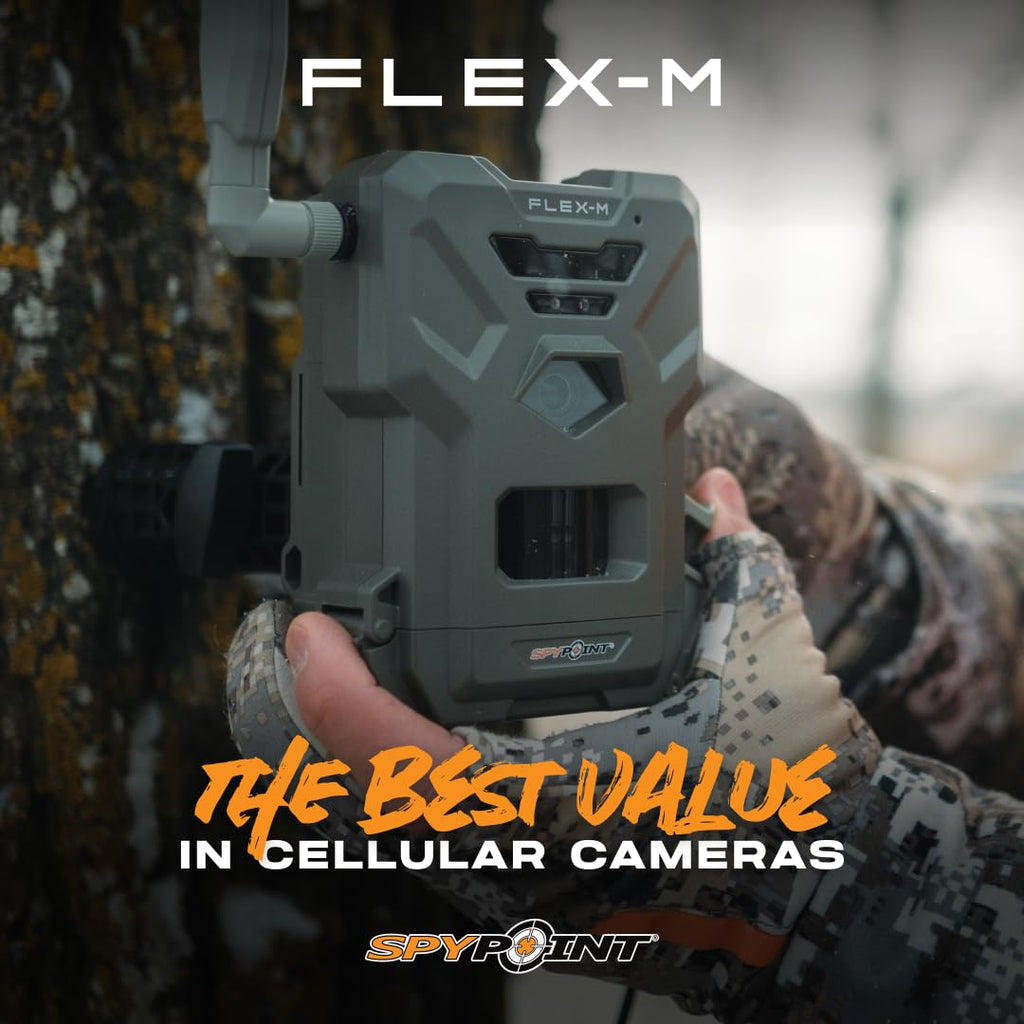 SPYPOINT FLEX-M Cellular Trail Camera | No Wi-Fi