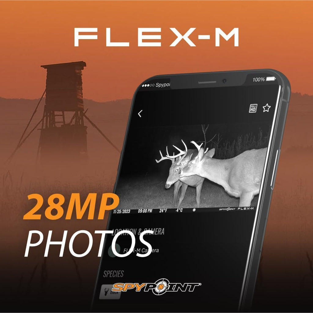 SPYPOINT FLEX-M Cellular Trail Camera | No Wi-Fi