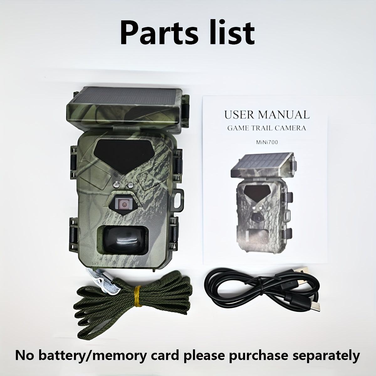 Solar Infrared Wildlife Security Camera (20MP)