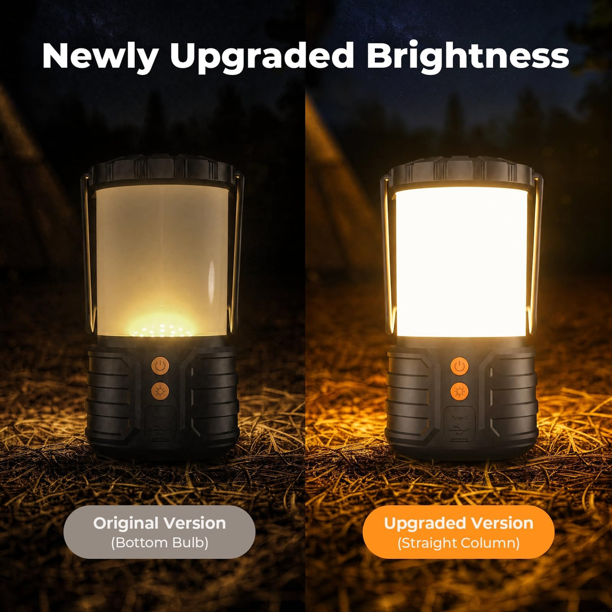 PopoIron Rechargeable Camping Lanterns — 2-Pack