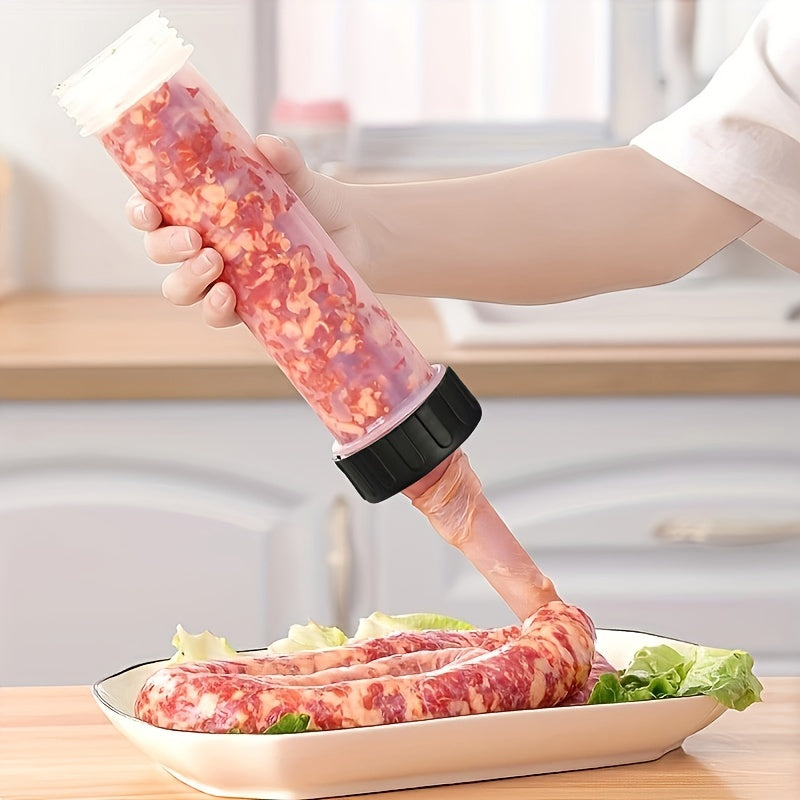 Manual Sausage Maker Kit Handheld Salami Filler