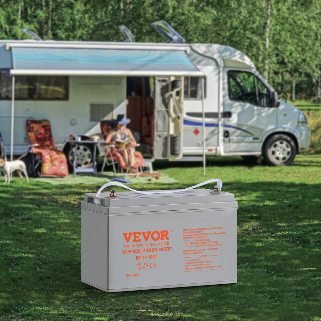 VEVOR 12V 100Ah AGM Deep Cycle Battery