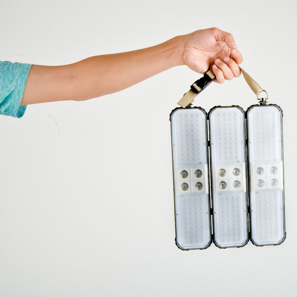 TRU De-LIGHT Solar Work Light Set