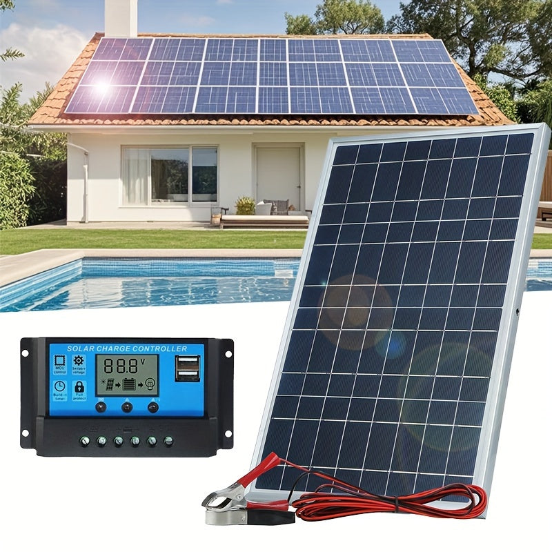 Outdoor Solar Power Generator with Detachable Controller