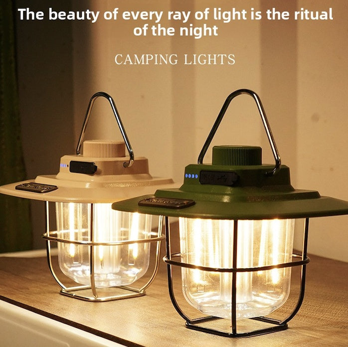 Vintage Rechargeable LED Lantern