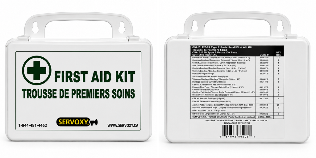 CSA Type 2 Small First Aid Kit | Servoxy