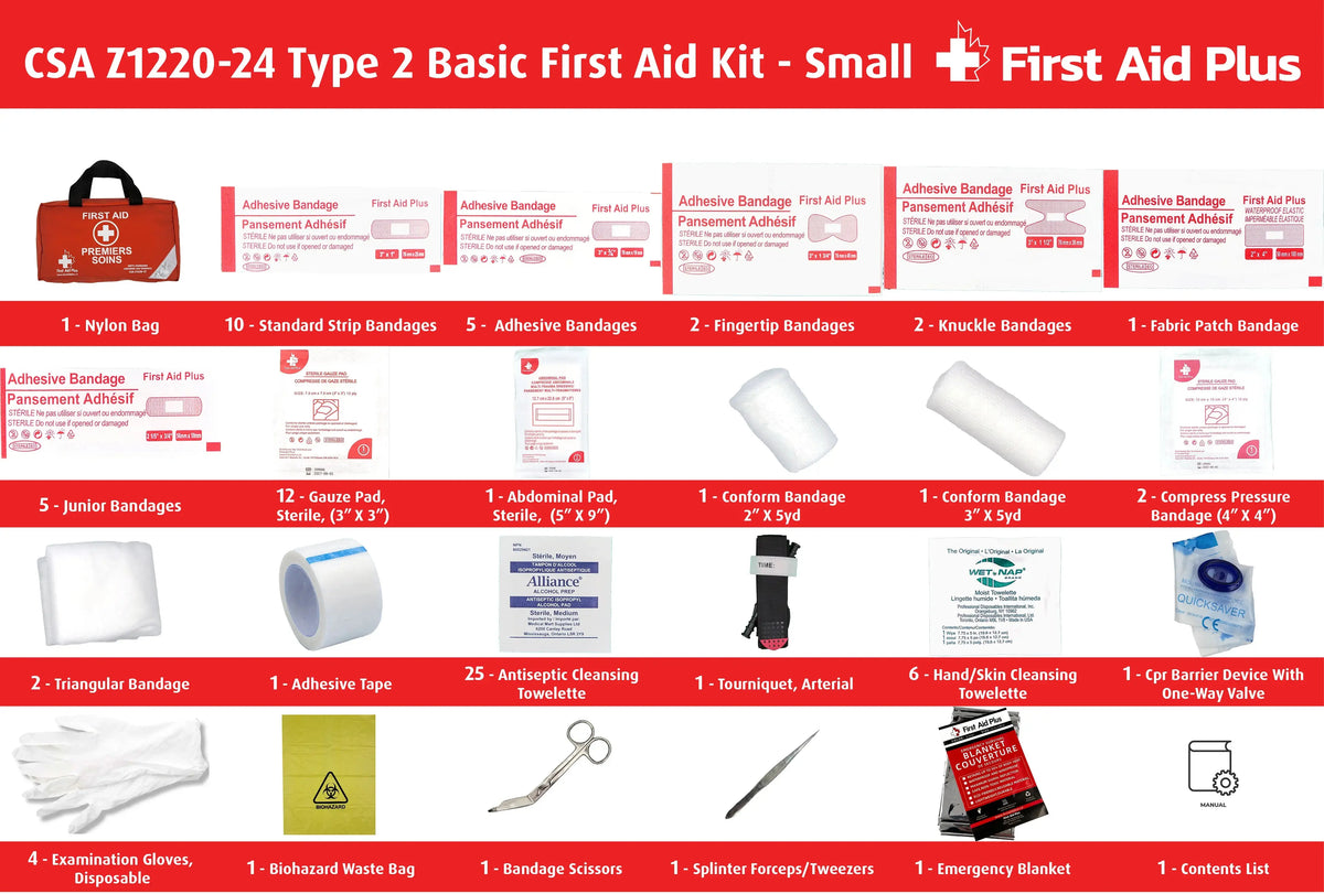 CSA Type 2 Small First Aid Kit | First Aid Plus