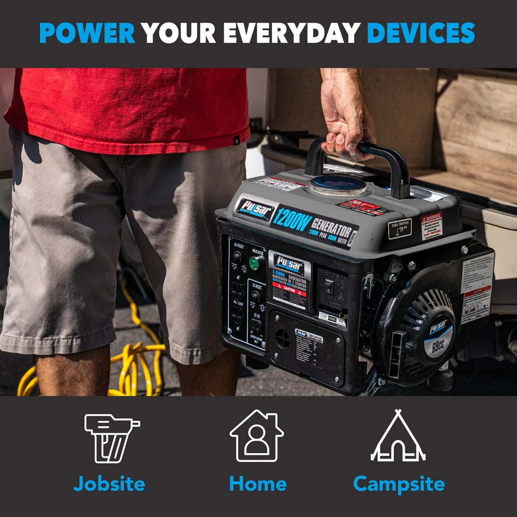 1,200 Watt 2-Cycle Generator Pulsar G-Series