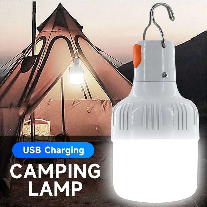 Outdoor USB Rechargeable LED Emergency Camping Light