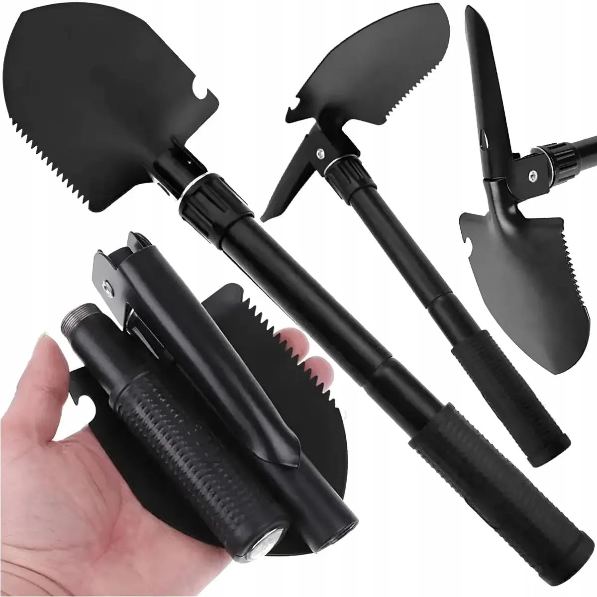 Multifunctional Military Folding Shovel Outdoor Tool Kit