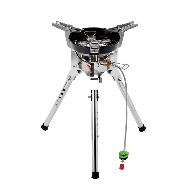 8400W Foldable Gas Camping Stove Silver
