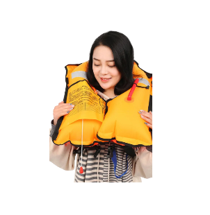 Automatic Inflatable Life Jacket with Reflective Tape