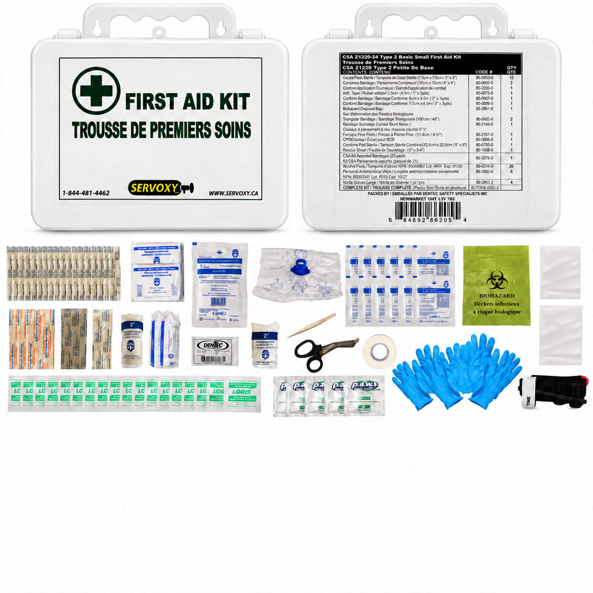 CSA Type 2 Small First Aid Kit | Servoxy