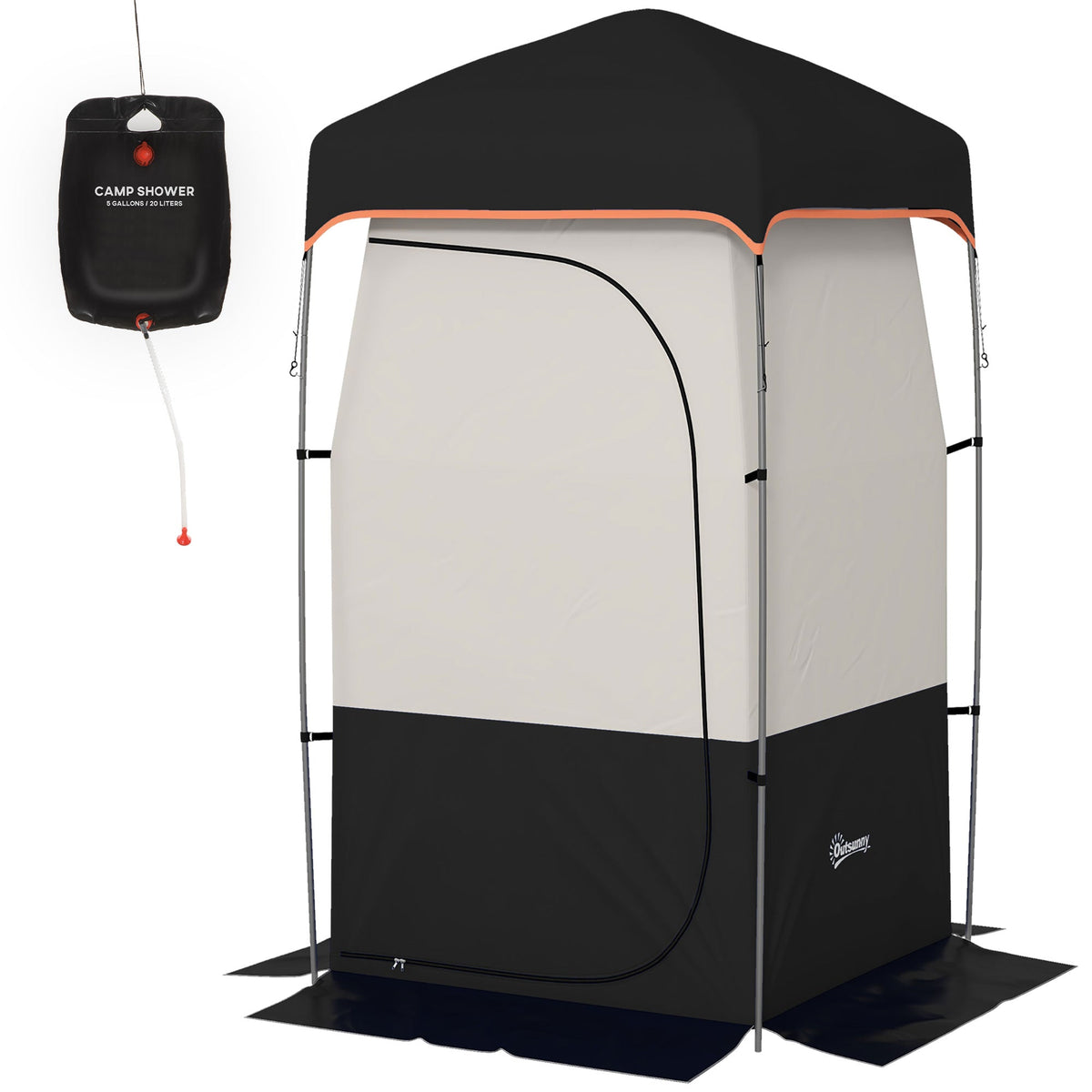 Camping Privacy Tent & Solar Shower Bag